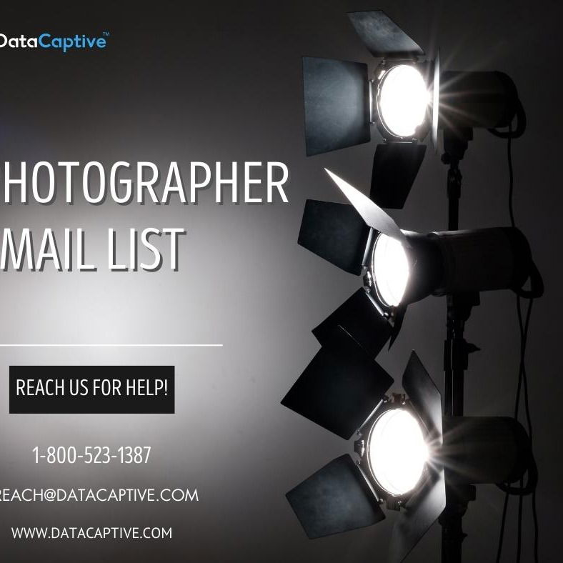 Professional Photographer Email List | 100% Opt-in Database