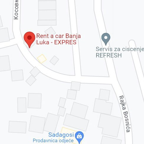 Rent a car Banja Luka - EXPRES · Rajka Bosnića, Banja Luka 78000 ボスニア・ヘルツェゴビナ