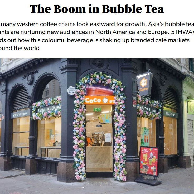 The Boom in Bubble Tea