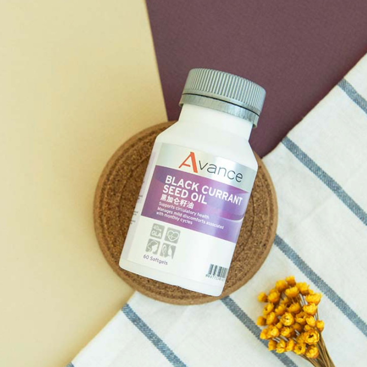 黑醋栗籽油✨改善經期疼痛不順 Omega-6改善免疫系統與肌膚狀態