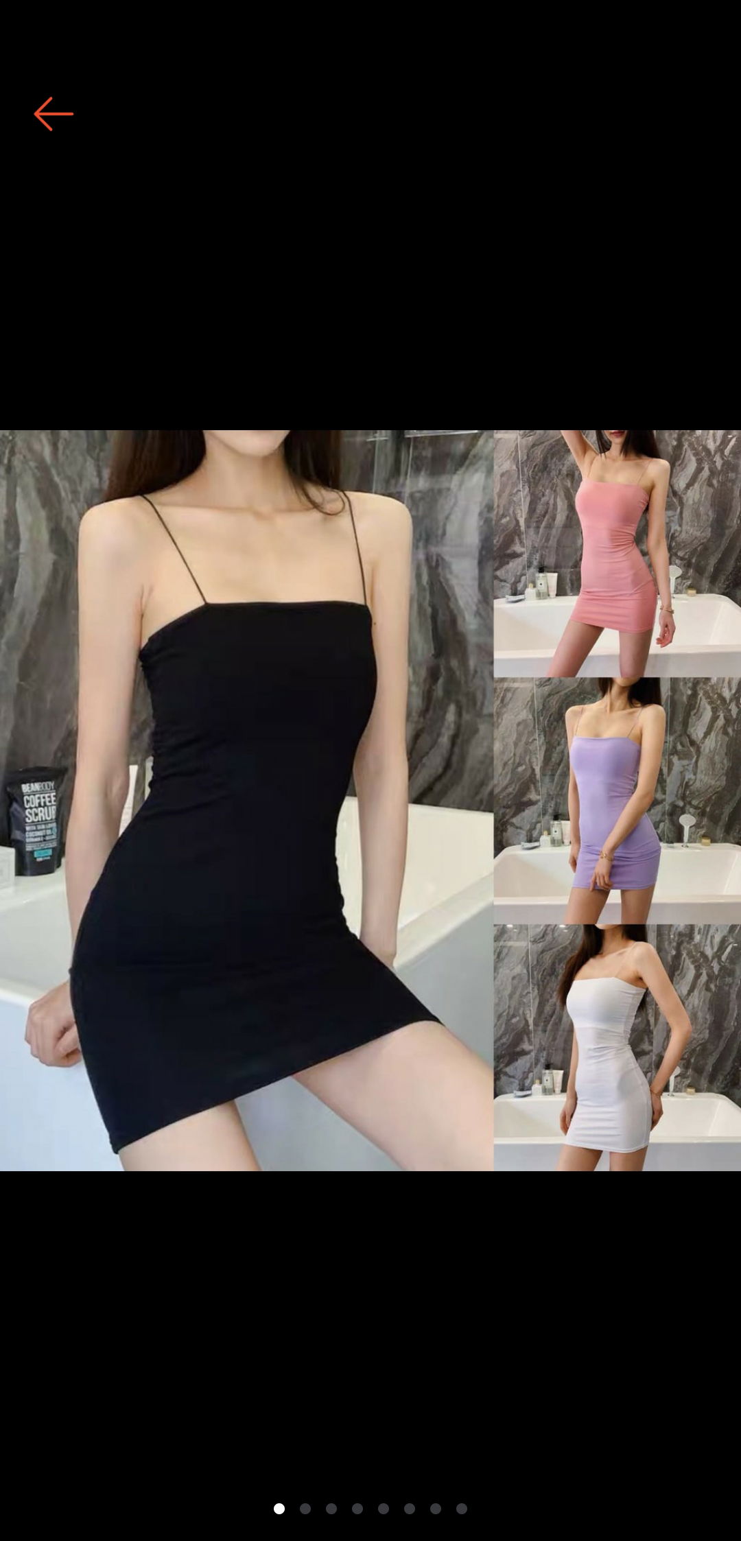 Racun: Korean Square Neck Dress