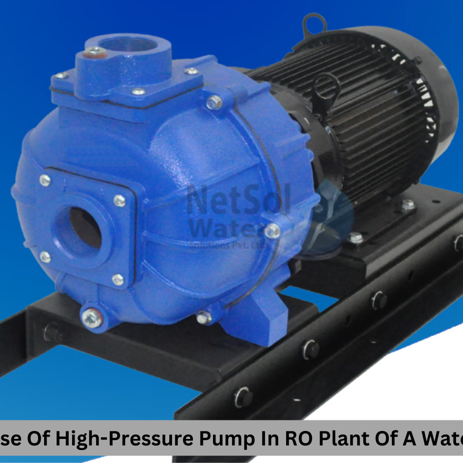 What Is The Use Of High-Pressure Pump In RO Plant Of A Water Treatment ?