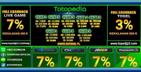 DAFTAR TOTOPEDIA 