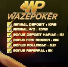 Link daftar/login wazepoker