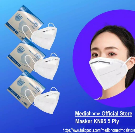 FACE MASK KN95 - MASKER DEWASA MASKER 5 PLY MASKER KN95 - SC