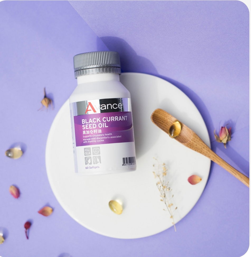 黑醋栗籽油膠囊狀食品 好的油，全身上下都說好