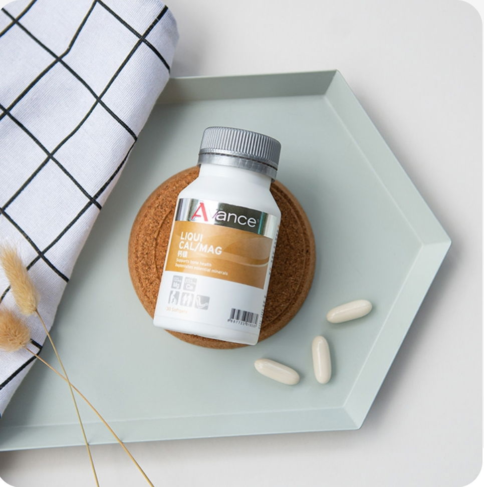  鈣鎂膠囊狀食品 獻給強健骨骼與牙齒的黃金比例 革新液化配方☺