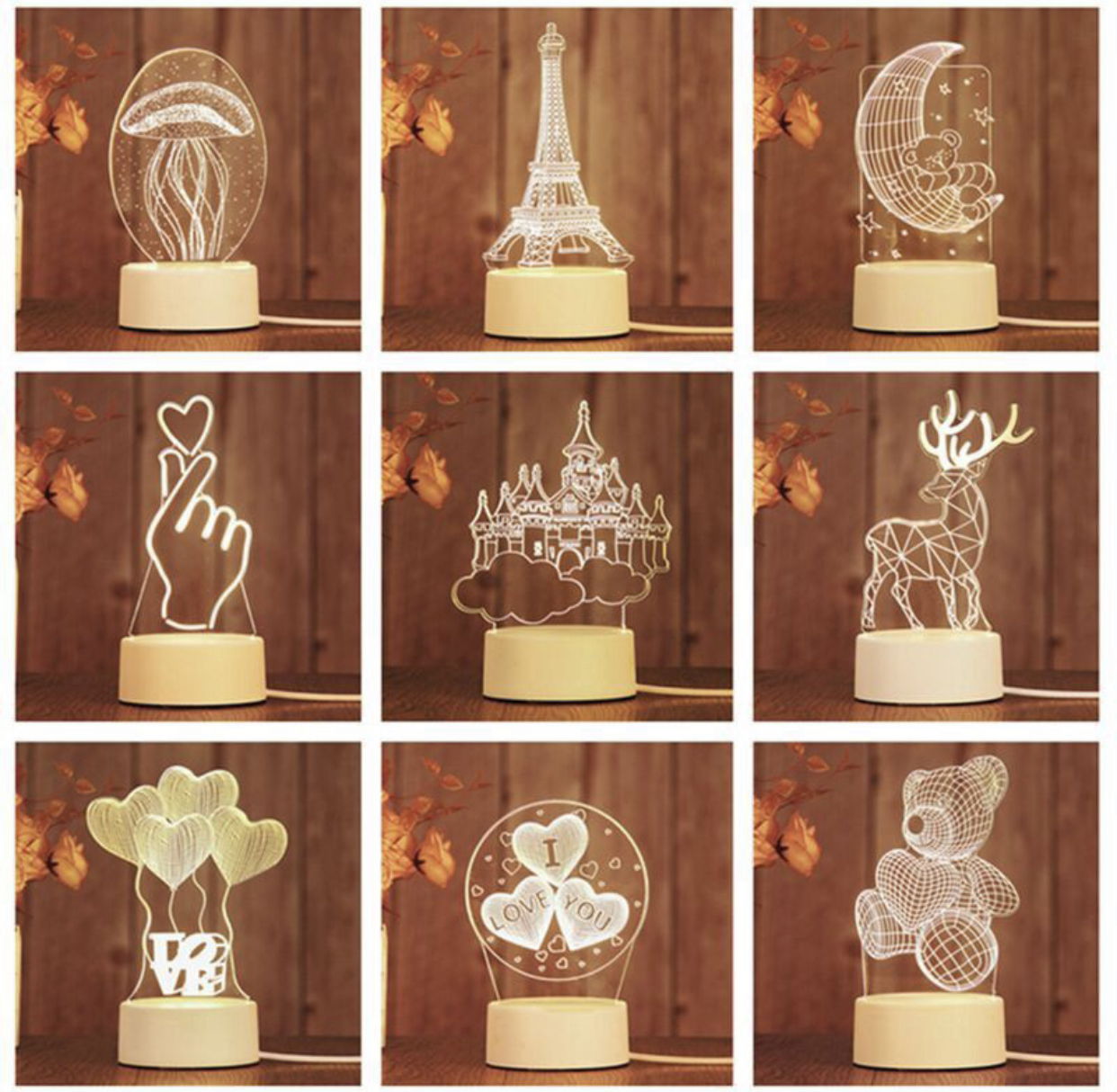 47. Lampu led lucu