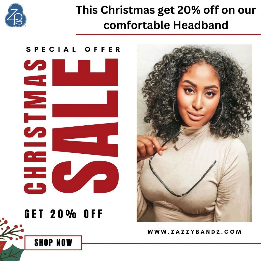  This Christmas get 20% off on our comfortable Headband