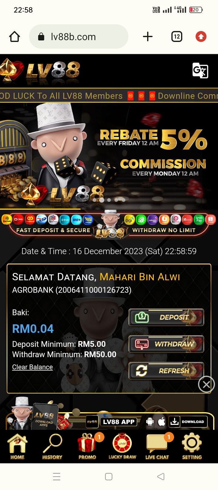 LV88 Trusted Online Casino