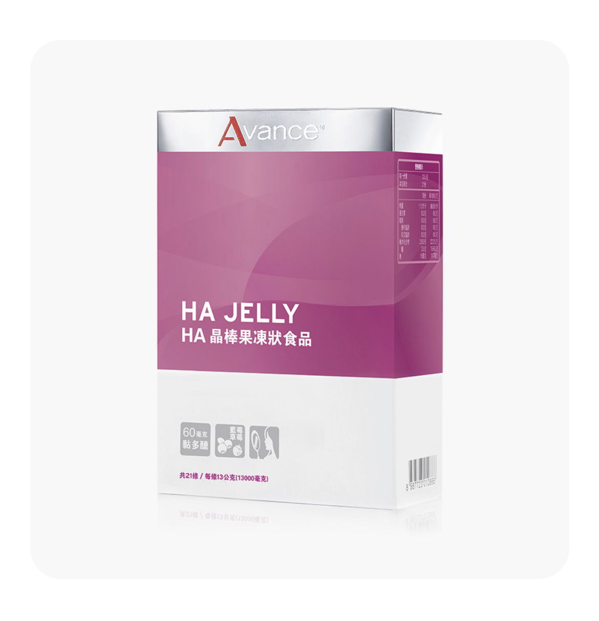 吃的玻尿酸 - ☞︎ HA晶棒果凍