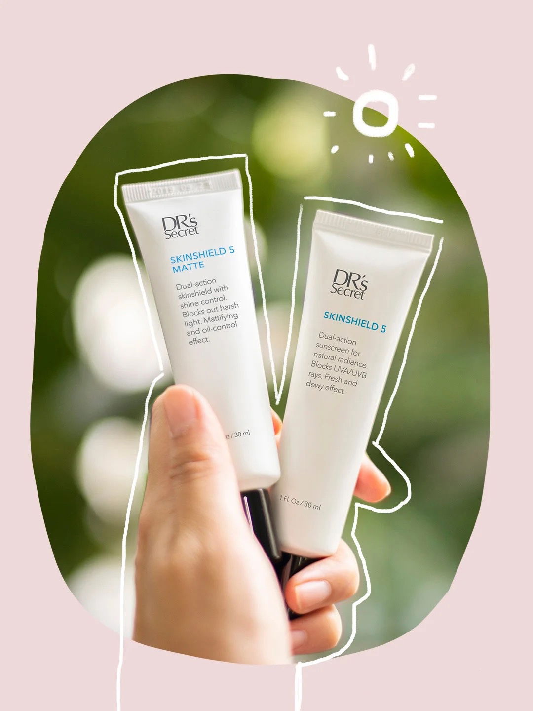 六角折射曬不黑 丨 𝟻號防曬霜 