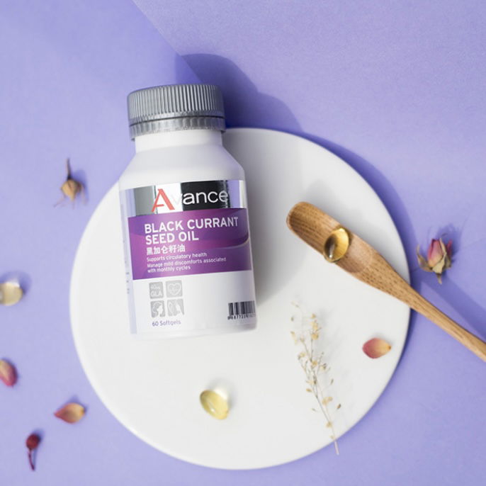 黑醋栗籽油膠囊狀食品｜Avance