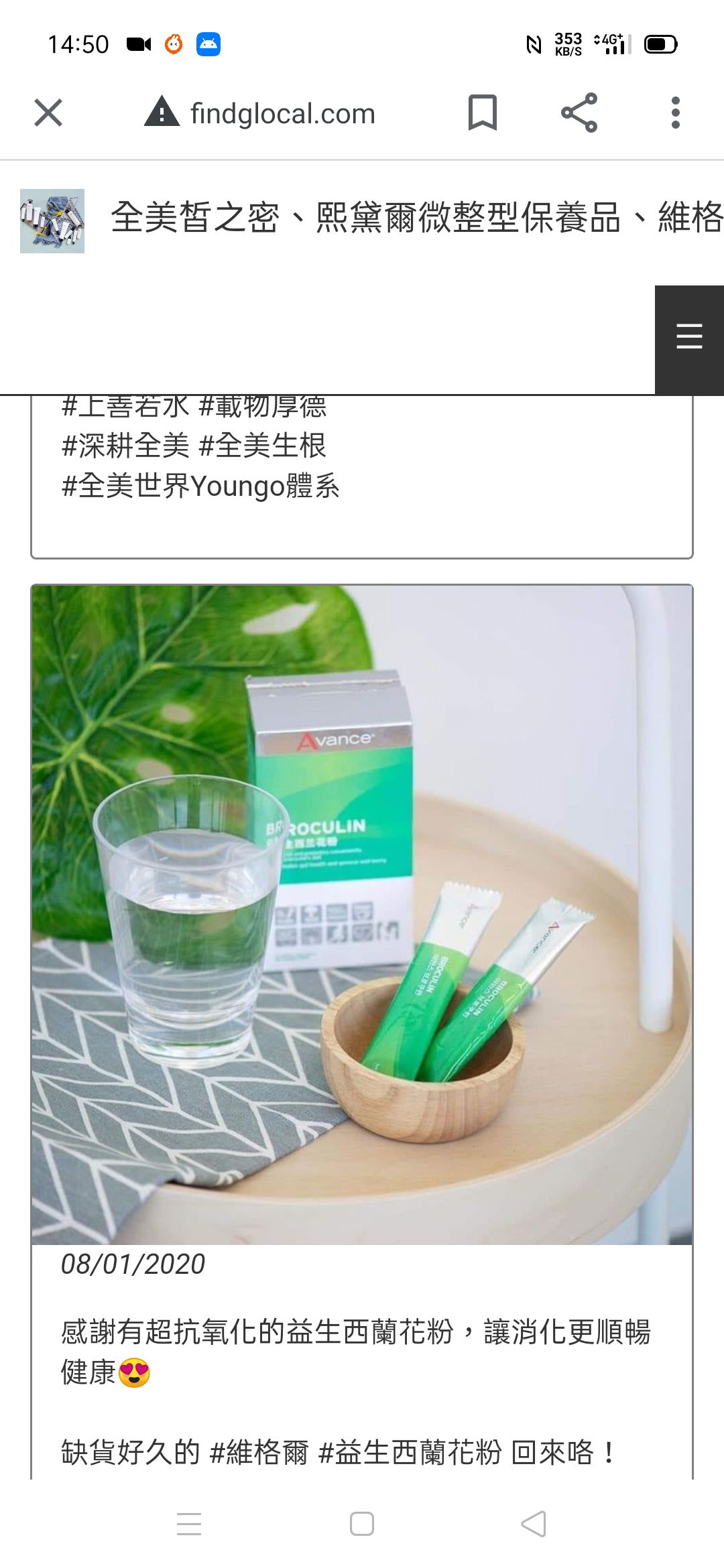 維格爾 益生西蘭花粉狀