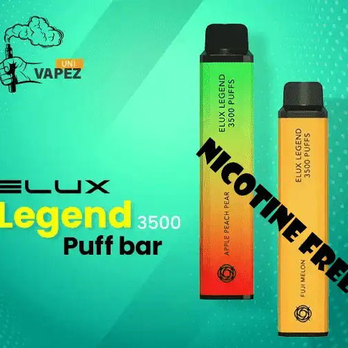 Nicotine Free Vape Elux Legend 3500 From £8.50