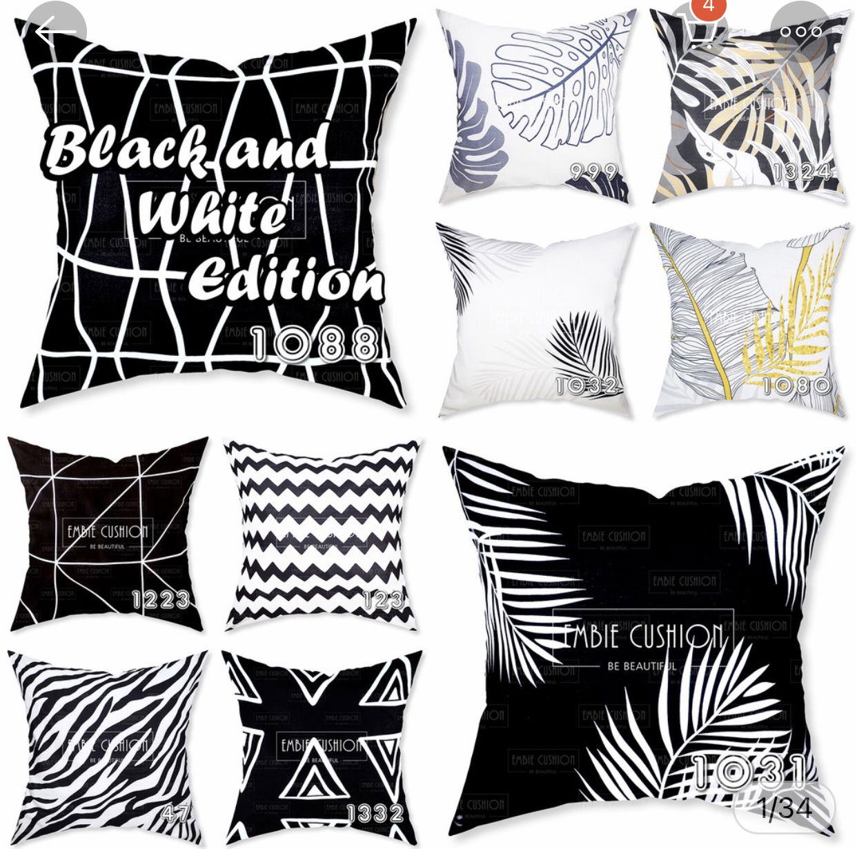 19. Sarung Cushion Aestetik