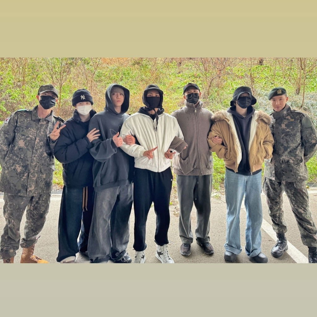 防彈全員入伍紀念【為了我們】