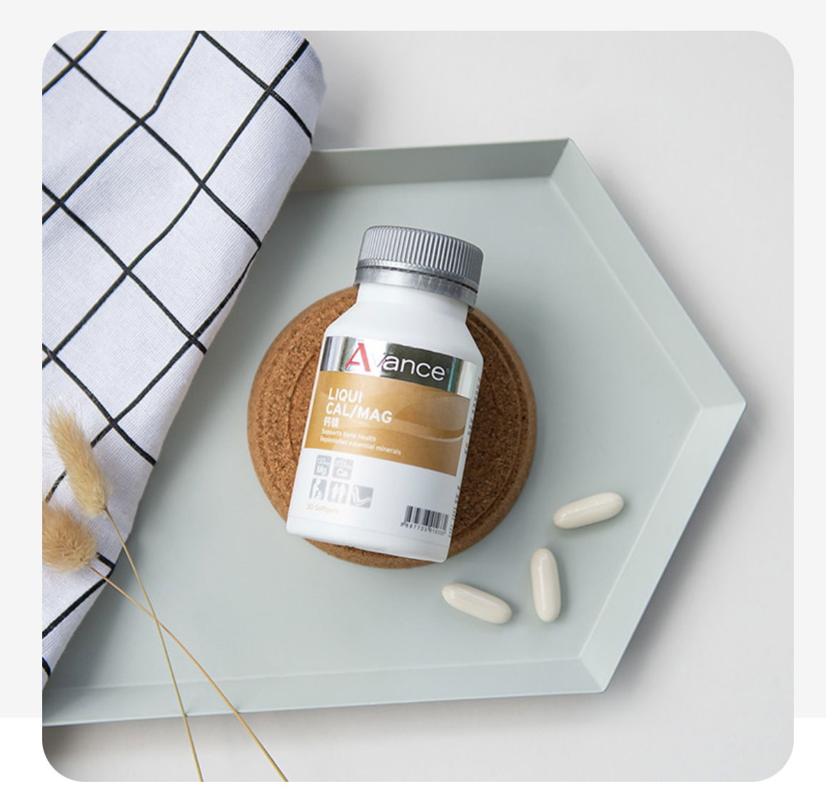 滿足每日鈣質需求-鈣鎂