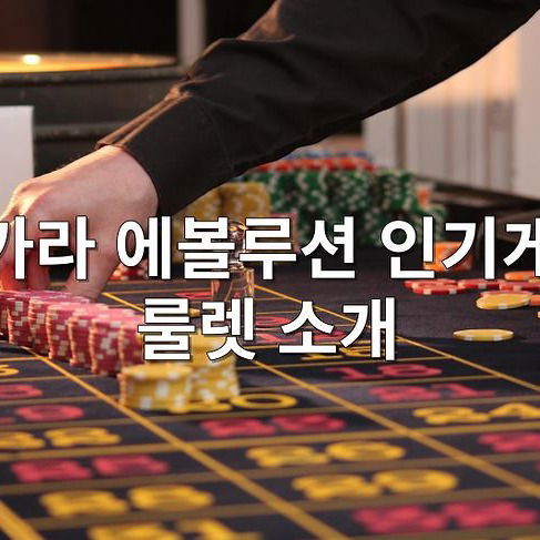 바카라 에볼루션 인기게임 룰렛 소개