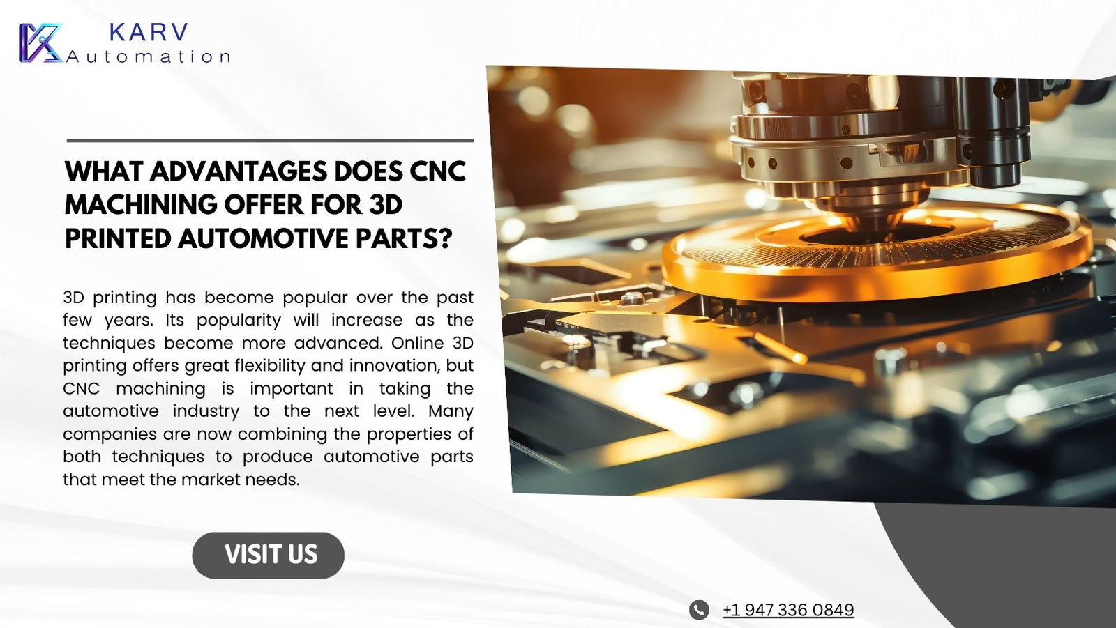What Advantages Does CNC Machining Offer For 3D Printed Automotive Parts?