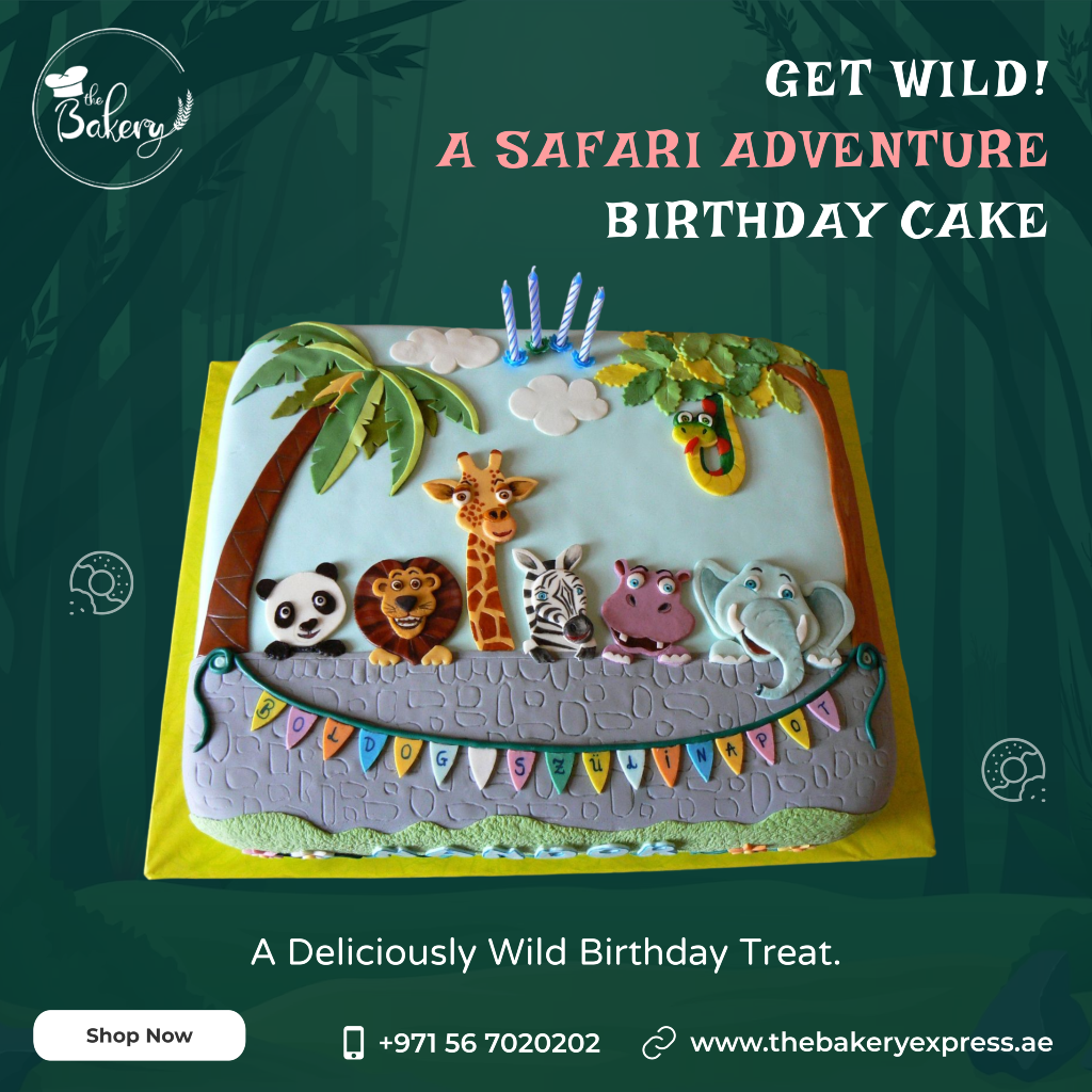 Amazing Wonders: Safari Adventure Birthday Cake