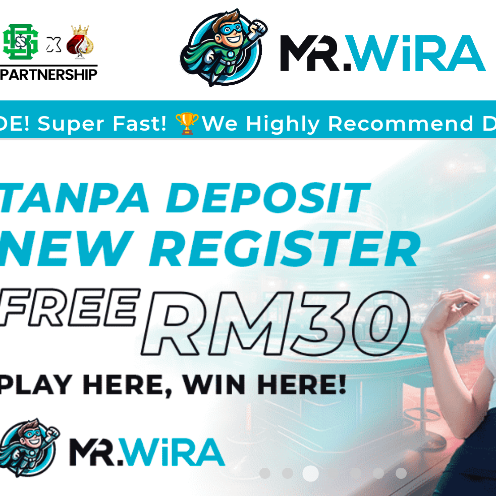  Trusted👍🏾✨MR.WIRA✨🔥Free Register RM30&Welcome Bonus 100%💥