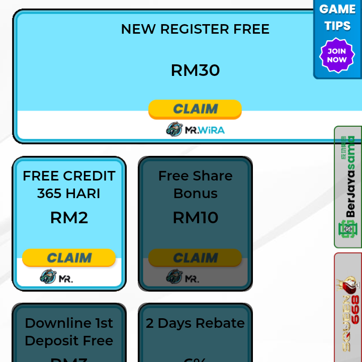 MRWIRA8 REGISTER FREE RM30 HOT!!