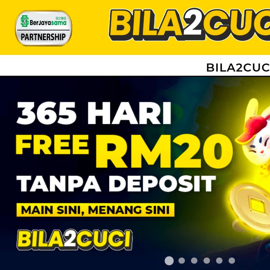 Bila2cuci | Free Credit New Register RM5 | 365 Days Free Credit RM2 | Dijamin 100% Trusted