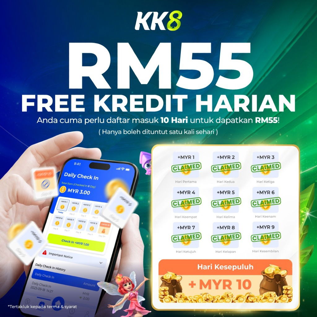 RM55 FREE CREDIT SETIAP HARI 🤑🤑