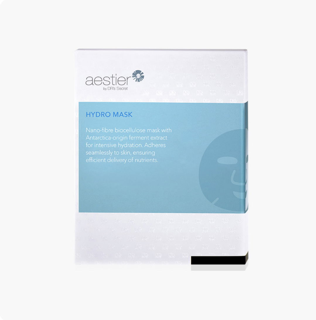 水面膜-南極海醣蛋白深層滋潤，結合無隙生物纖維，締造潤、透、貼的極致水潤體驗。