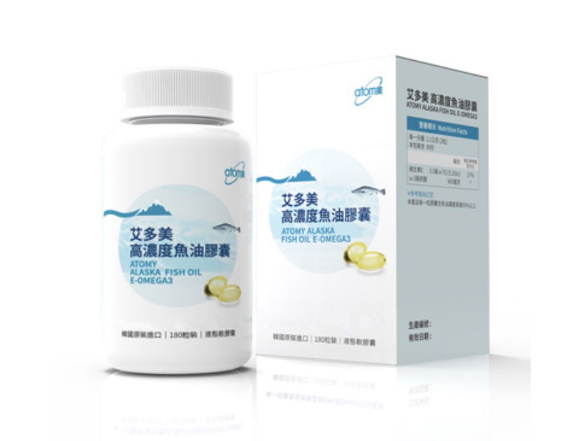 高濃度魚油膠囊 │每粒魚油濃度高達95%以上 （NTD 825元‧180粒）