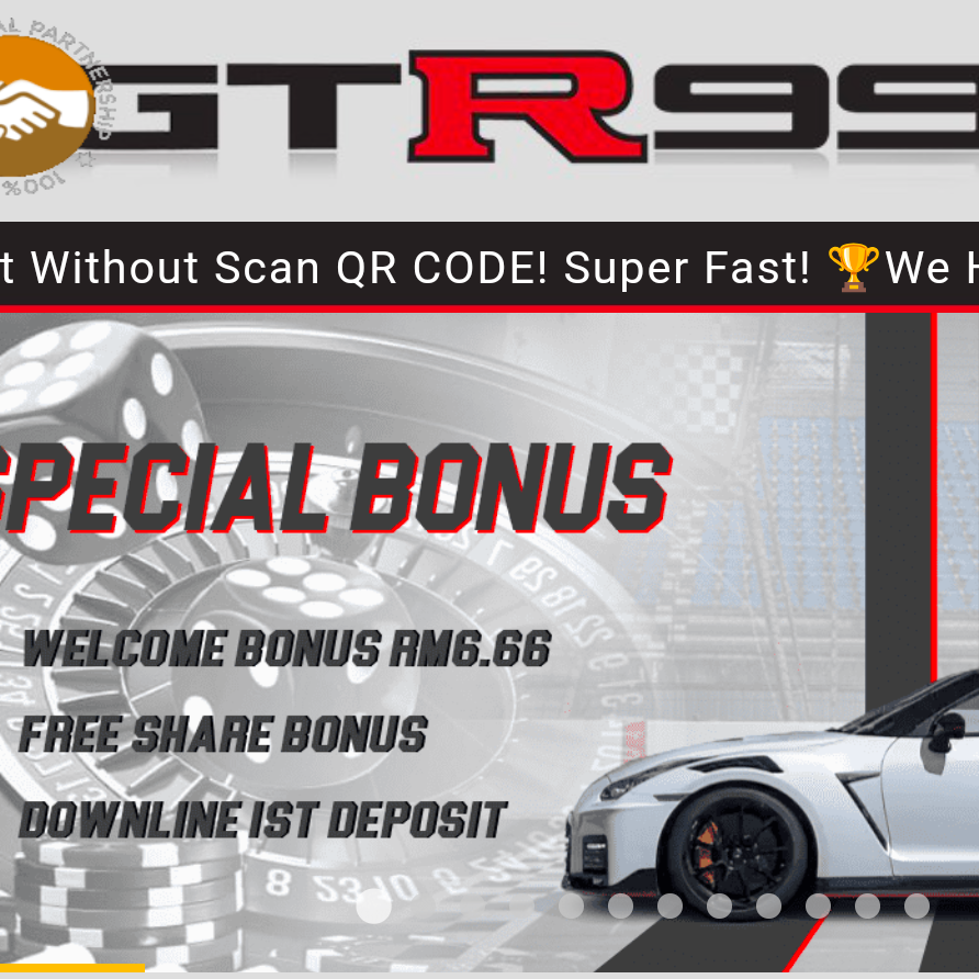 ✨GTR99✨ 🔥Free Register Credit RM30 & Welcome Bonus RM6.66🔥