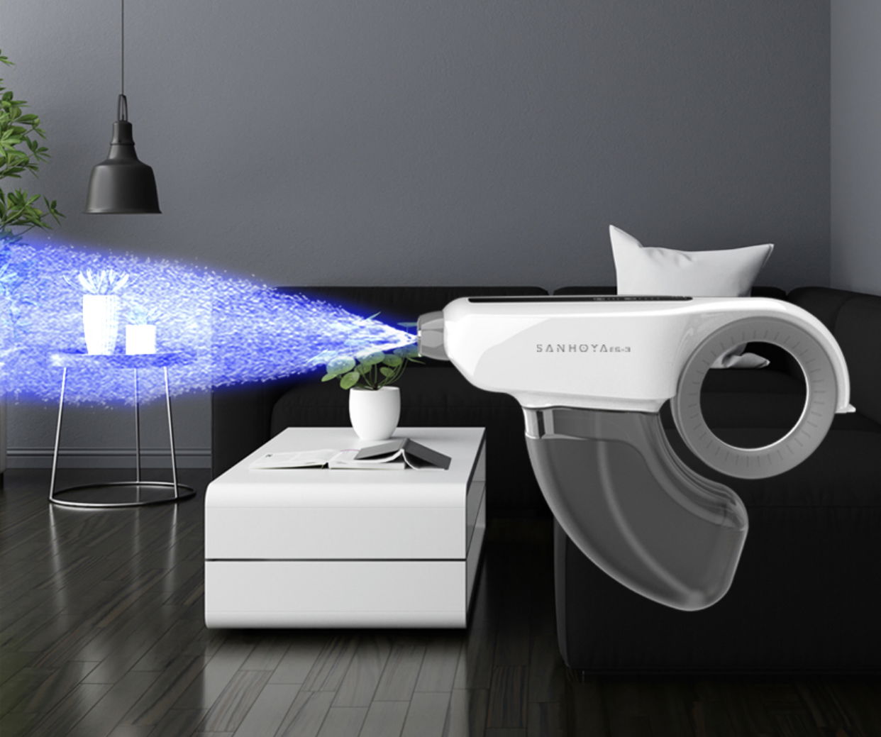 超強藍光奈米消毒噴霧槍