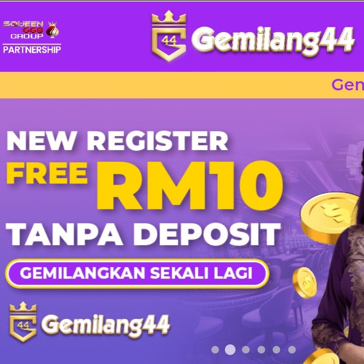 Gemilang44 | Free Credit New Register RM10 | 365 Days Free Credit RM3 | Welcome Bonus 50% | Dijamin 1000% Trusted