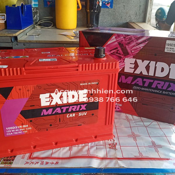 Ắc Quy EXIDE 105D31R 12V 90Ah