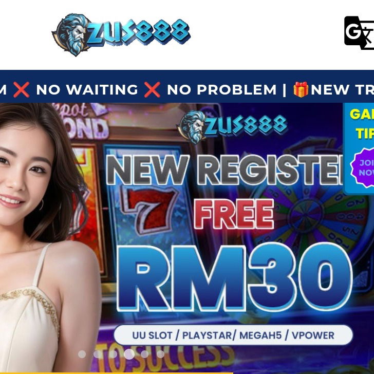 ZUS888 | FREE CREDIT RM30 | 365day Free kredit RM10 | JUDIFREE | JILI Slot | Slot Game | Mega888 