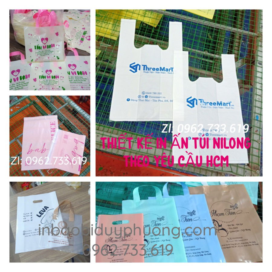 Túi NiLon - Xưởng In Túi Ni Lông Cho Shop - Công ty in túi xốp, bọc nilon