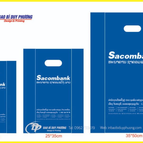 Sản Xuất In Bao Bì Nilong Ngân Hàng Sacombank - Vietcombank - BIDV...