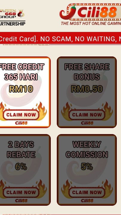 CILI88 | Free Credit Casino&#xA0;| Malaysia Trusted Top Casino |&#xA0;Slot&#xA0;Game&#xA0;|&#xA0;JILI Slot | Free Credit 365 | Free 365 Hari