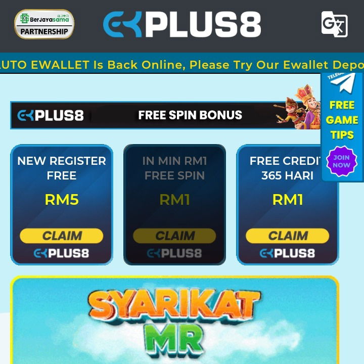 EkPlus8 | Malaysia Most Trusted E-Wallet Casino | Online Casino | Slot Game | Live Casino |