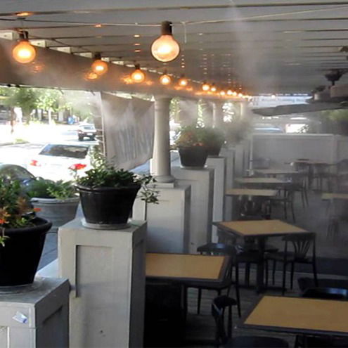 Hệ Thống Phun Sương Quán Cafe