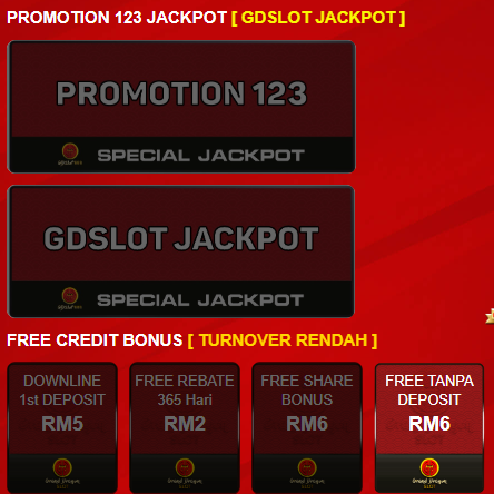 GDSLOT888  🔥 Free Credit Tanpa DEPOSIT RM 6 & Welcome Bonus 50% 🔥