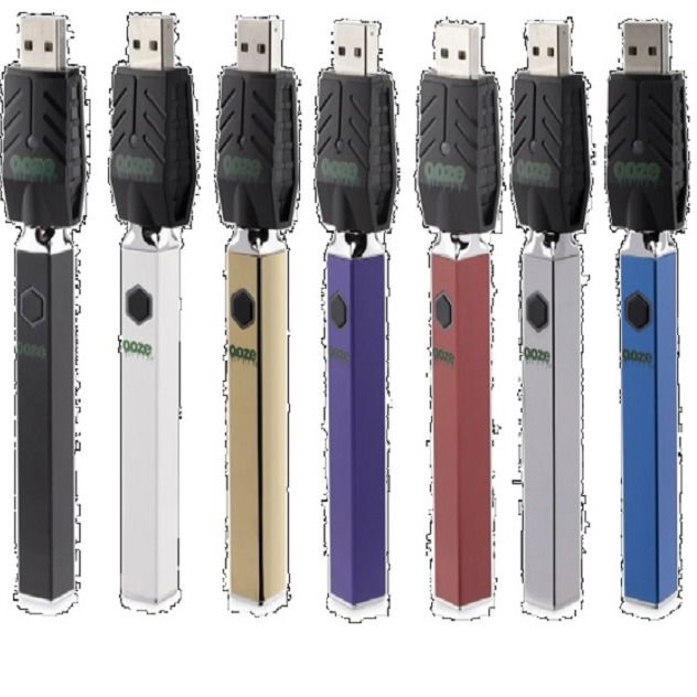 Ooze - Quad 510 Thread 500 mAh Square Vape Pen Battery + USB Charger