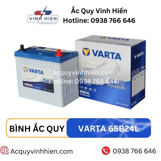 Ắc Quy VARTA 65B24L (12V-50AH)