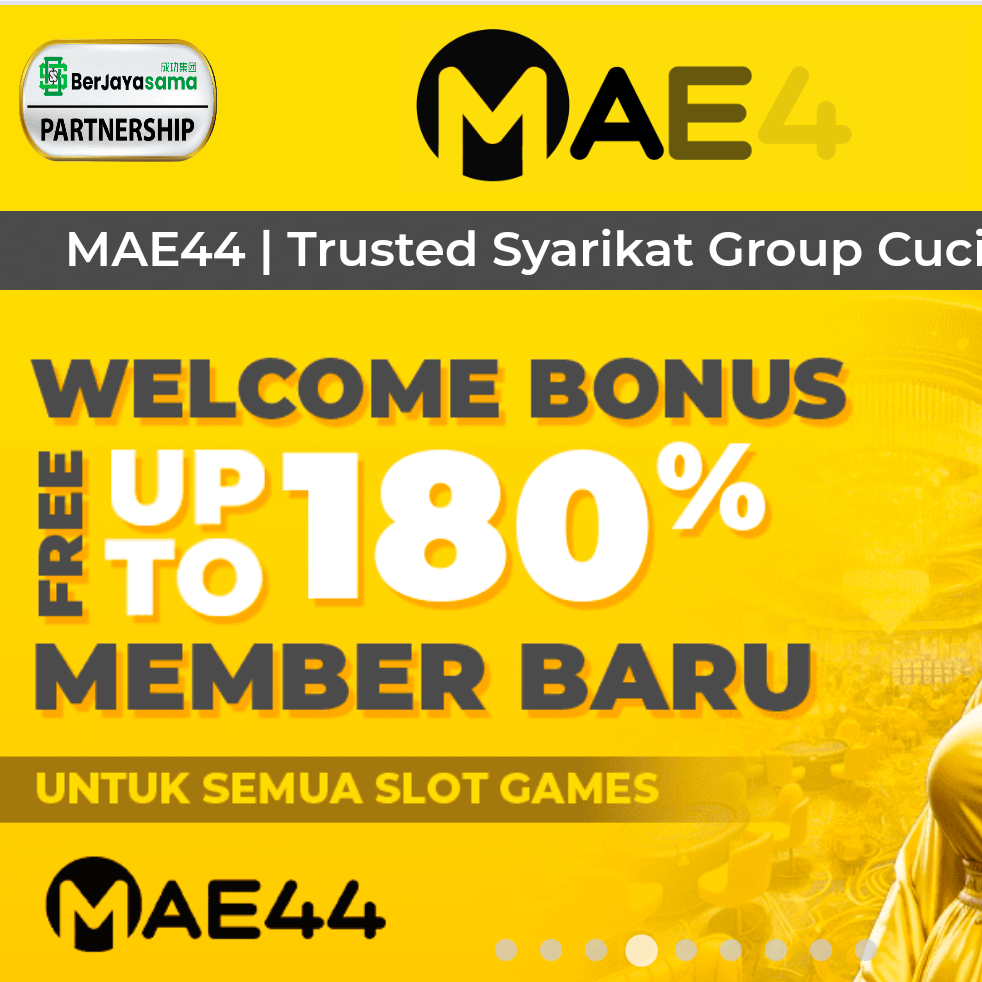 Trusted👍🏻✨MAE44✨ 🔥Free Credit RM5 & Welcome Bonus up to 180% 🔥