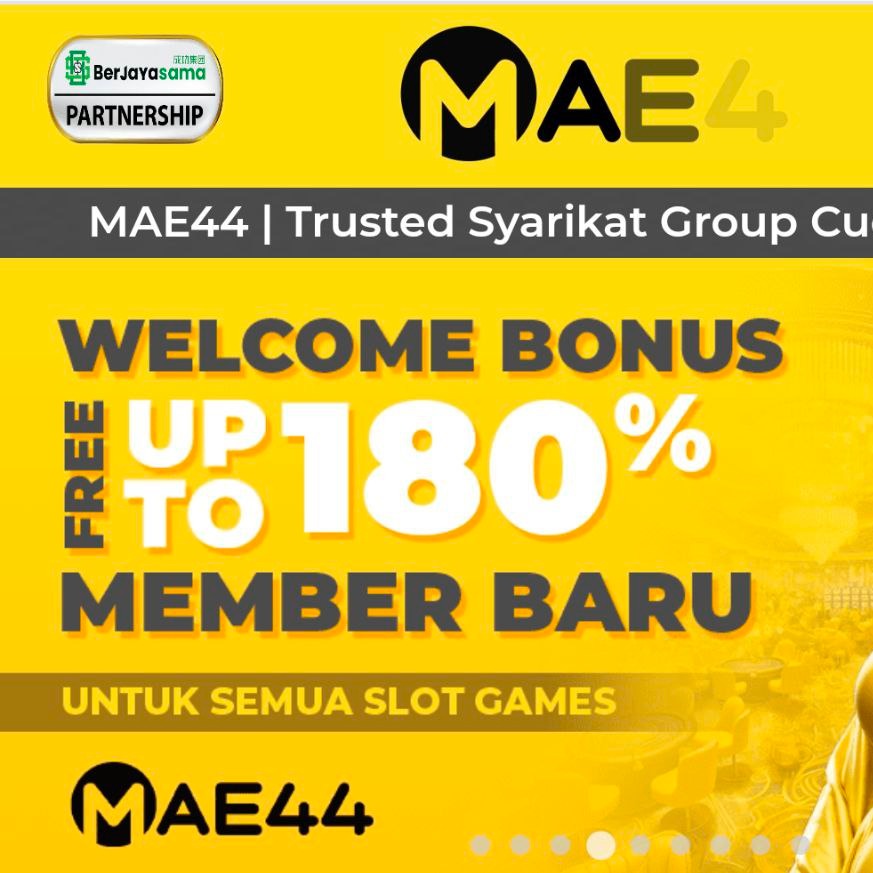 Mae44 | Free Credit New Register RM5 | 365 Days Free Credit RM3 | Trusted