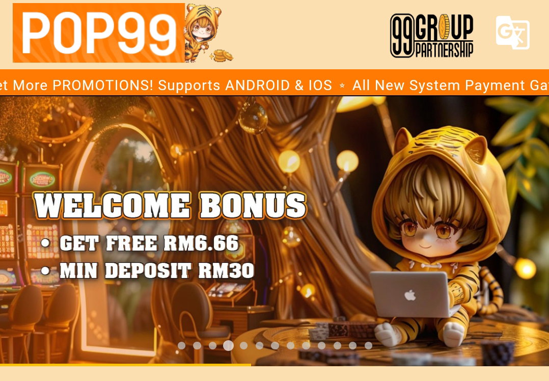 Pop99 | New Register Free Credit RM30 | Welcome Bonus RM6.66 | Trusted
