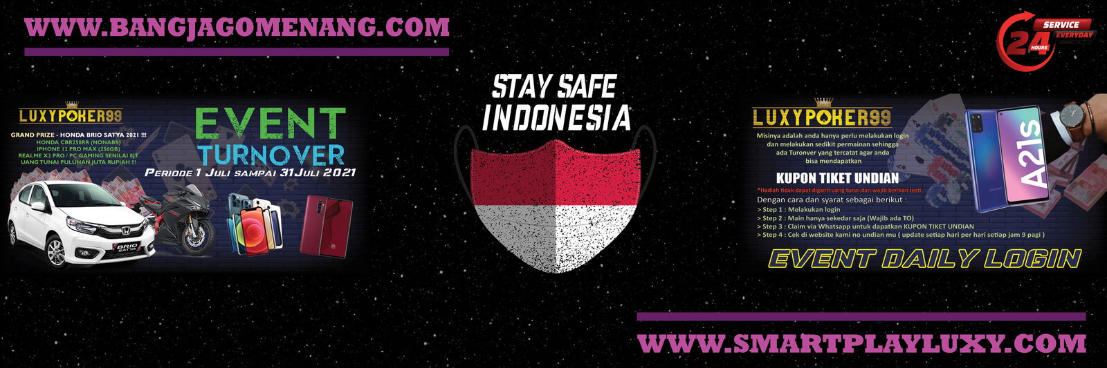 Website Khusus Event Luxy Group!