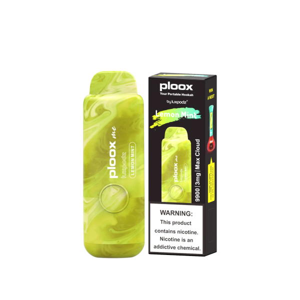 Ploox 3% Portable Hookah - 9000 Puffs - 5 Pack