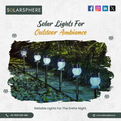 Natural Illumination with Solar-Powered Outdoor Lights!